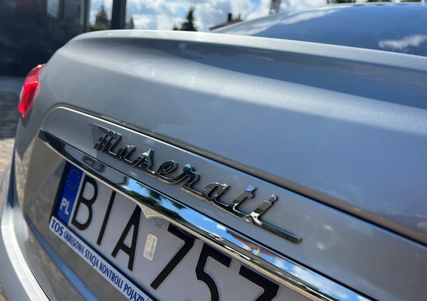 Maserati Ghibli cena 93000 przebieg: 53508, rok produkcji 2014 z Łapy małe 407